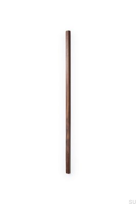 Länglicher Möbelgriff Flapp 1056 Holz Nussbaum