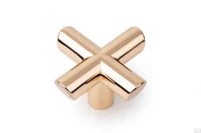 Möbelknopf Equis Gold Poliert