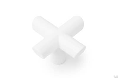 Möbelknopf Equis Metall Weiß Matt