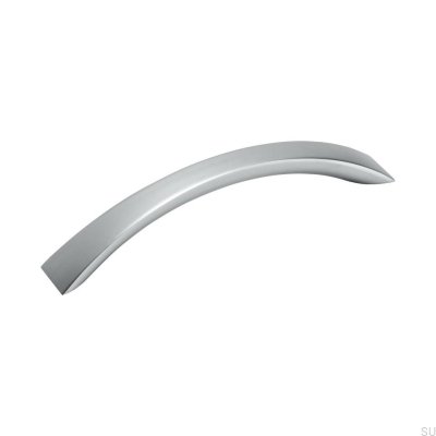 Möbelgriff länglich 21213 128 Silber gebürstet (Aluminiumoptik)