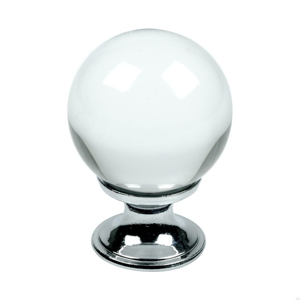 Zdjęcie produktowe gałki szklanej Crystal