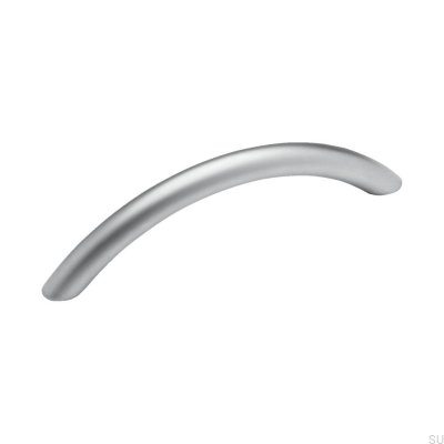 Möbelgriff verlängert 7860 96 Silber gebürstet (Aluminiumoptik)