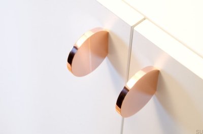 Möbelknopf Globe 50 Kupfer gebürstet unbeschichtet