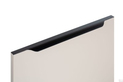 Vector edge Möbelgriff 0434 597 Aluminium schwarz gebürstet