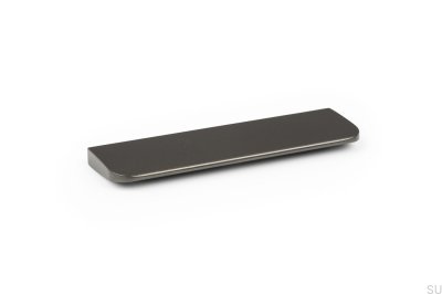 Peak 64 länglicher Möbelgriff Aluminium Metallic Grau