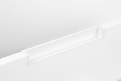 Möbeleinbaugriff Hexxa 3000 Aluminium Weiß Matt
