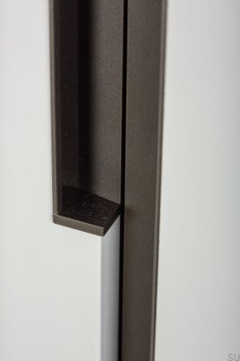 Möbeleinbaugriff Hexxa 350 Aluminium Metallic Grey