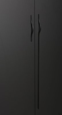 Länglicher Möbelgriff Brave 128 Aluminium Metallic Grey