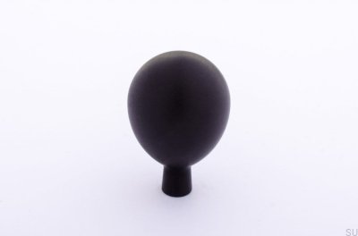 Möbelknopf Drop 20 Schwarz Aluminium