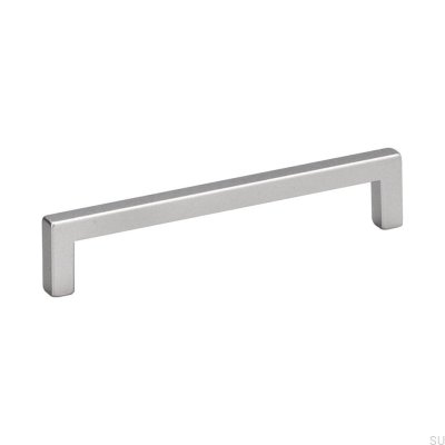 Möbelgriff verlängert 0143 128 Silber gebürstet (Aluminiumoptik)