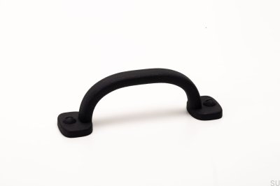 Länglicher Möbelgriff Firm 64 Metal Black