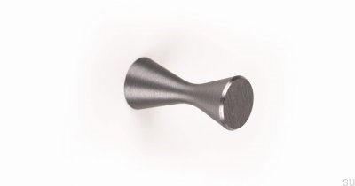 Diabolo Aluminium Grau gebürsteter Öko-Wandhalter