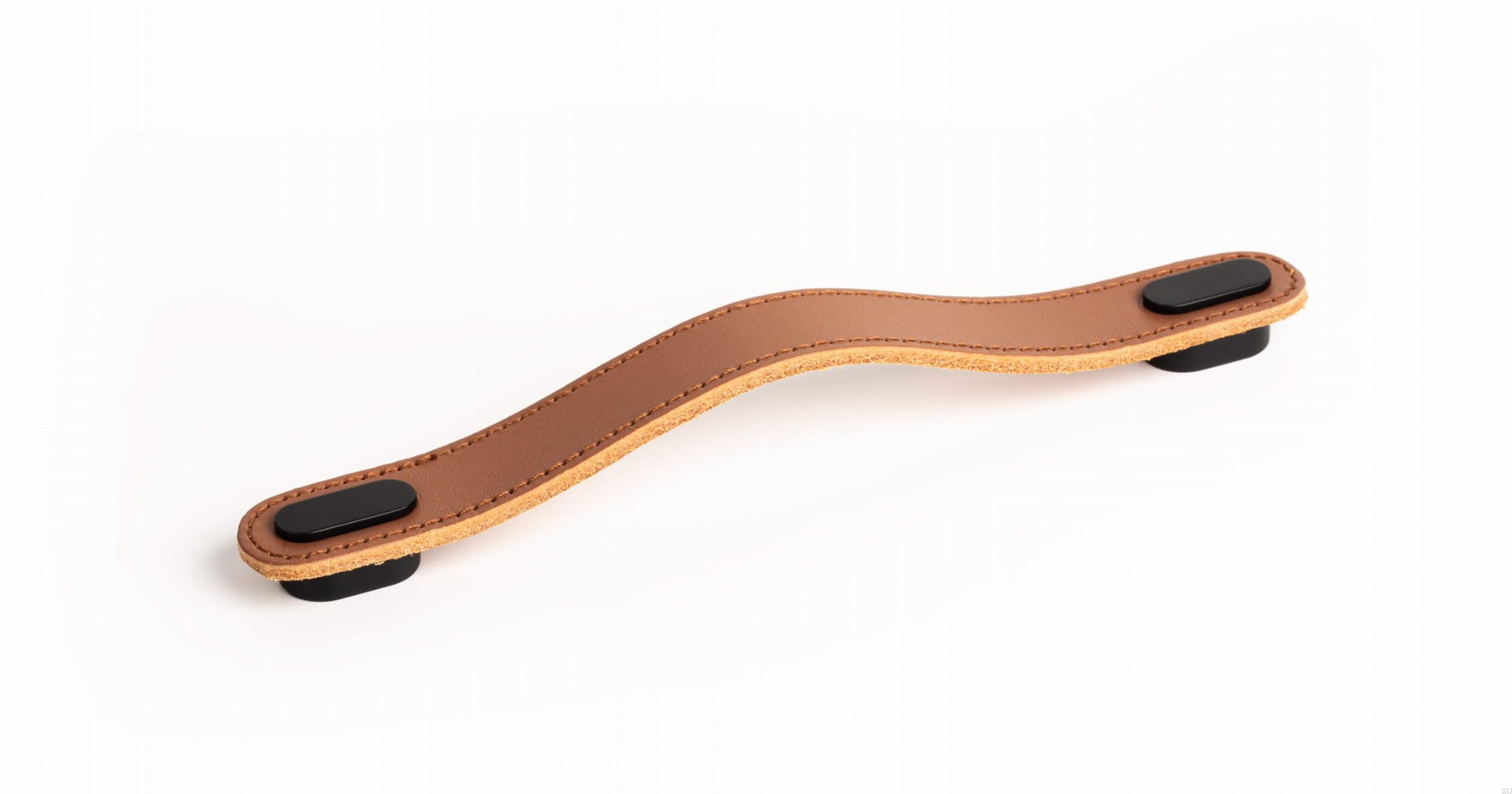 0507160P26M2--OBLONG - 22x197mm beige leather+matt black hdle-Viefe-Skandynawskie-Uchwyty.jpg