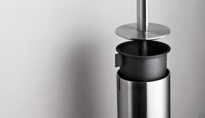 Boden-WC-Bürste 7040 Gebürsteter Stahl