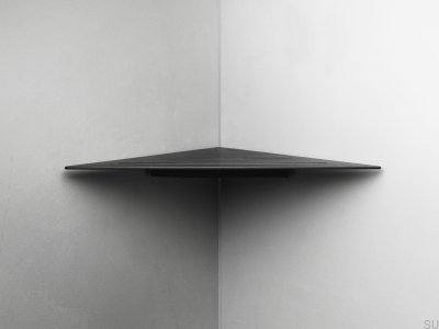 Eckregal für Badezimmer 7214 Schwarze PVD-Beschichtung