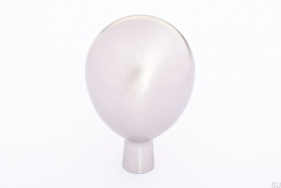 Möbelknopf Drop 28 Edelstahl gebürstet