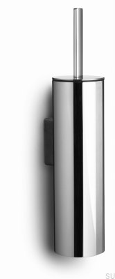 Wandmontierte Toilettenbürste 7046 Handpolierter Stahl
