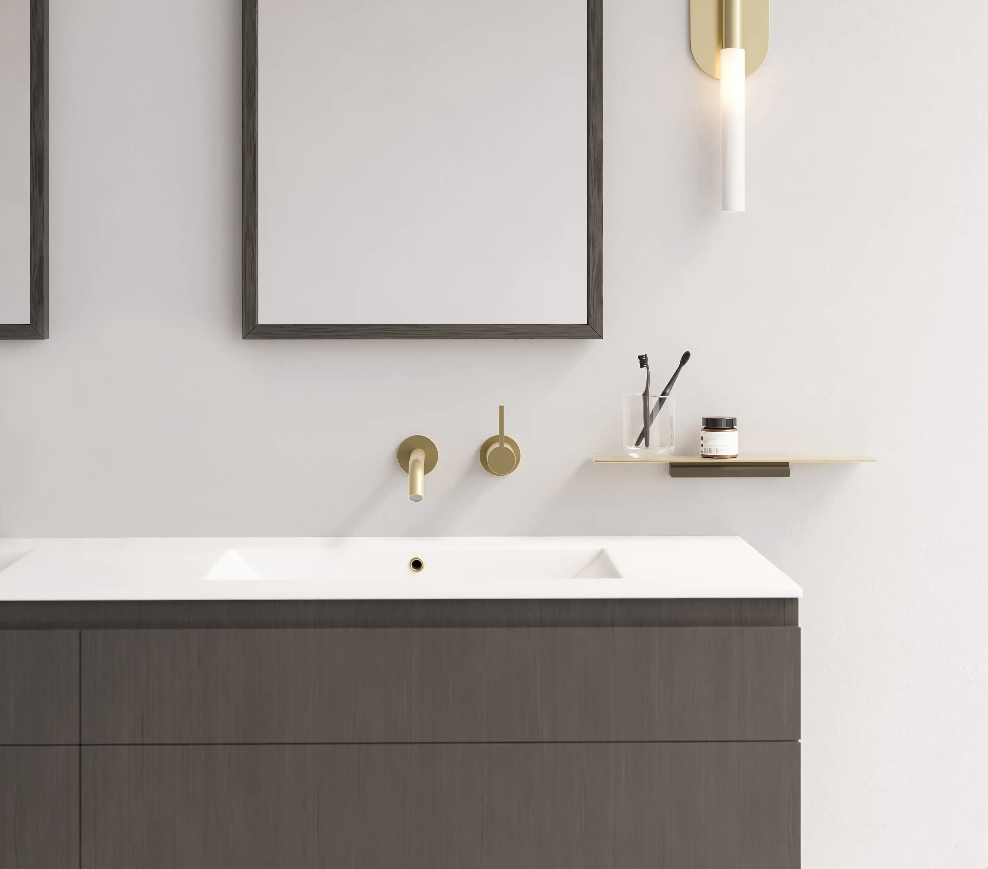 7022--półka-łazienkowa-prosta-zlota-powloka-pvd-unidrain-skandynawskie-uchwyty.webp