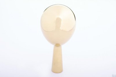 Drop 56 Wandhalter aus goldfarbenem Messing, poliert, unlackiert