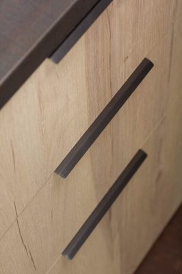 Edge Möbelgriff Curve 128 Eloxiert Matt