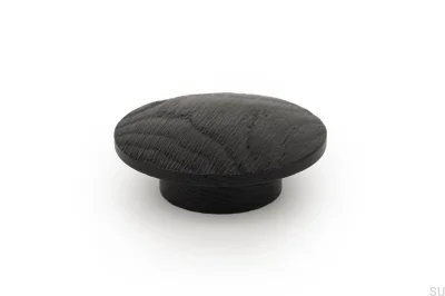 Möbelknopf Echo Holz Schwarz