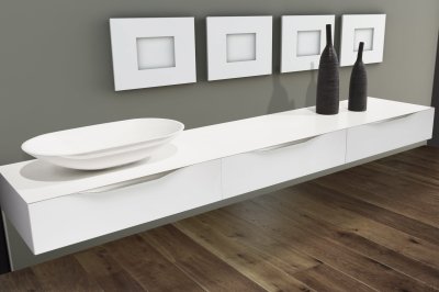 Kantenmöbelgriff Forma 0251 1197 Aluminium Silber gebürstet