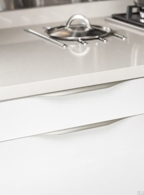 Kantenmöbelgriff Forma 0251 247 Aluminium Silber gebürstet
