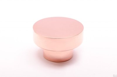 Möbelknopf Dot 30 Poliertes Kupfer Unlackiert