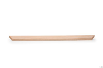 Länglicher Möbelgriff Barcco 480 Holz Buche Unlackiert