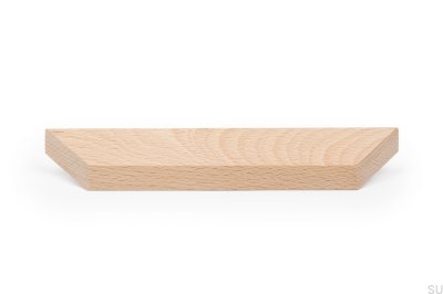 Länglicher Möbelgriff Barcco 160 Holz Buche Unlackiert