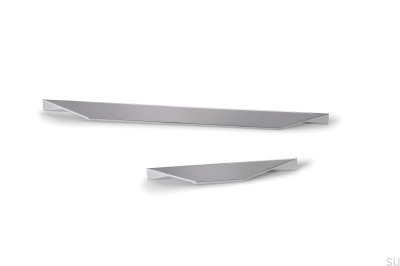 Langer Möbelgriff Cutt 320/480 Aluminium Silber gebürstet