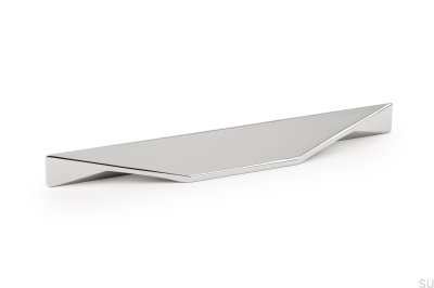 Langer Möbelgriff Cutt 96/128 Chrom glänzend