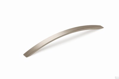 Arko 192 Möbelgriff aus Aluminium, gebürstet, Silber