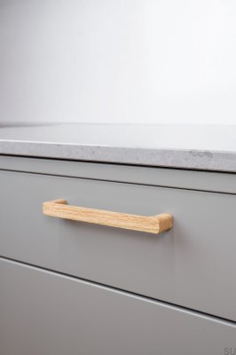 Länglicher Möbelgriff Sans 160 Wooden Oak