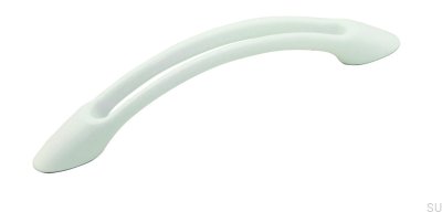 Länglicher Möbelgriff 1026 96 Metall Weiß