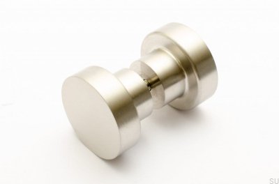 Doppelseitiger Türknauf Dot 30, gebürstetes Aluminium