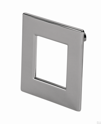 Quadratischer Möbelgriff 2057 Poliertes Chrom