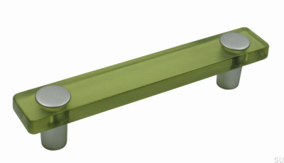 Länglicher Möbelgriff SM8119I 96 Kunststoff Grün