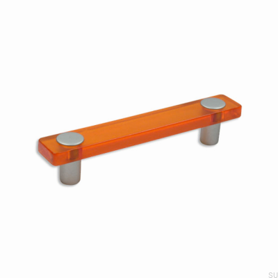 Länglicher Möbelgriff SM8119I 96 Kunststoff Orange