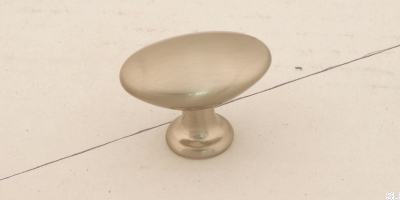 Möbelknopf 1855, gebürstetes Nickel