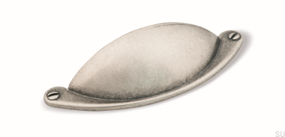 Muschelmöbelgriff 1761 64 Zinn