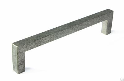 Länglicher Möbelgriff SM8137I 128 Antiksilber