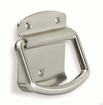 Länglicher Möbelgriff 1816 32 gebürstetes Nickel