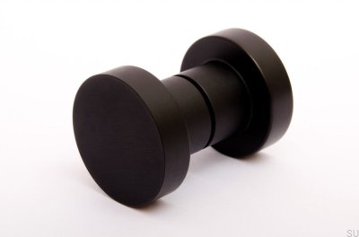 Doppelseitiger Türknauf Dot 50 Aluminium Schwarz