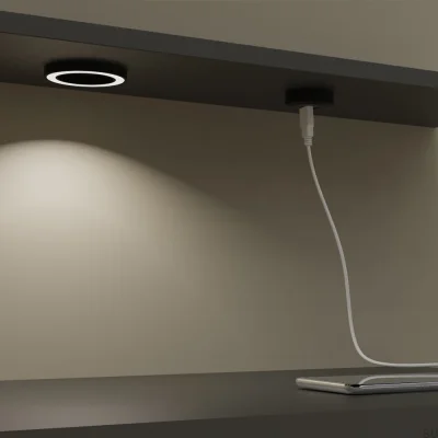 USB-Anschluss Subby SP 20W/24V gebürsteter Stahl
