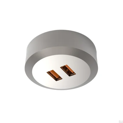 USB-Anschluss Subby SP 20W/24V gebürsteter Stahl