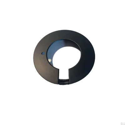 Distanzring Atom Schwarz Matt