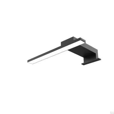 Badezimmerleuchte über dem Spiegel Wandleuchte LED Lady 700 mm Schwarz