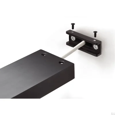 Badezimmerleuchte über dem Spiegel Wandleuchte LED Lady 700 mm Schwarz