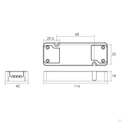 Push-Dim/Dali C5AD LED-Treiber
